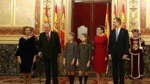 40 aniversario de la Constitución española, celebrada en el Congreso de los Diputados.