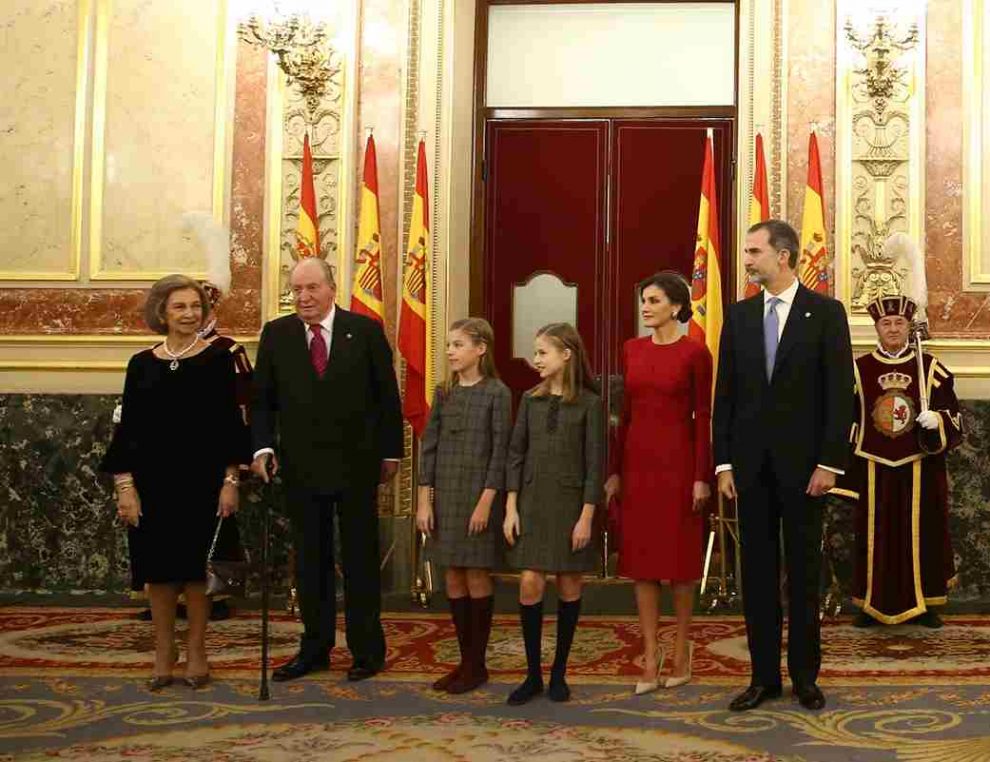 40 aniversario de la Constitución española, celebrada en el Congreso de los Diputados.