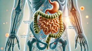 imagen del ayuno intermitente y el intestino