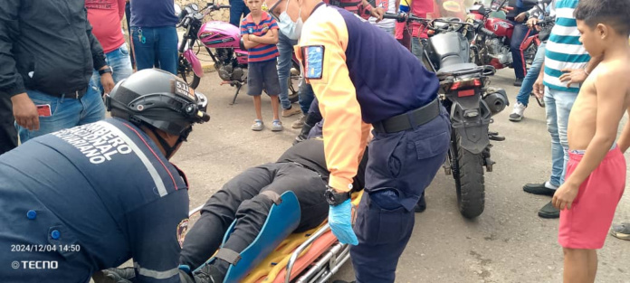 Colisión de motocicletas