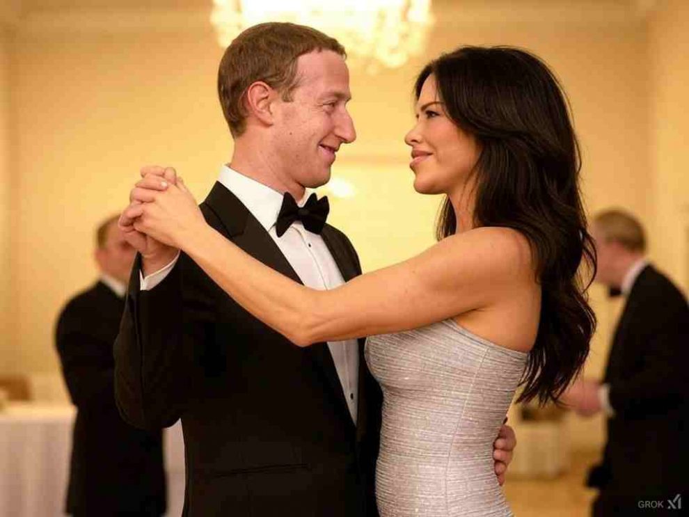 imagen de ai Mark Zuckerberg y Lauren Sánchez