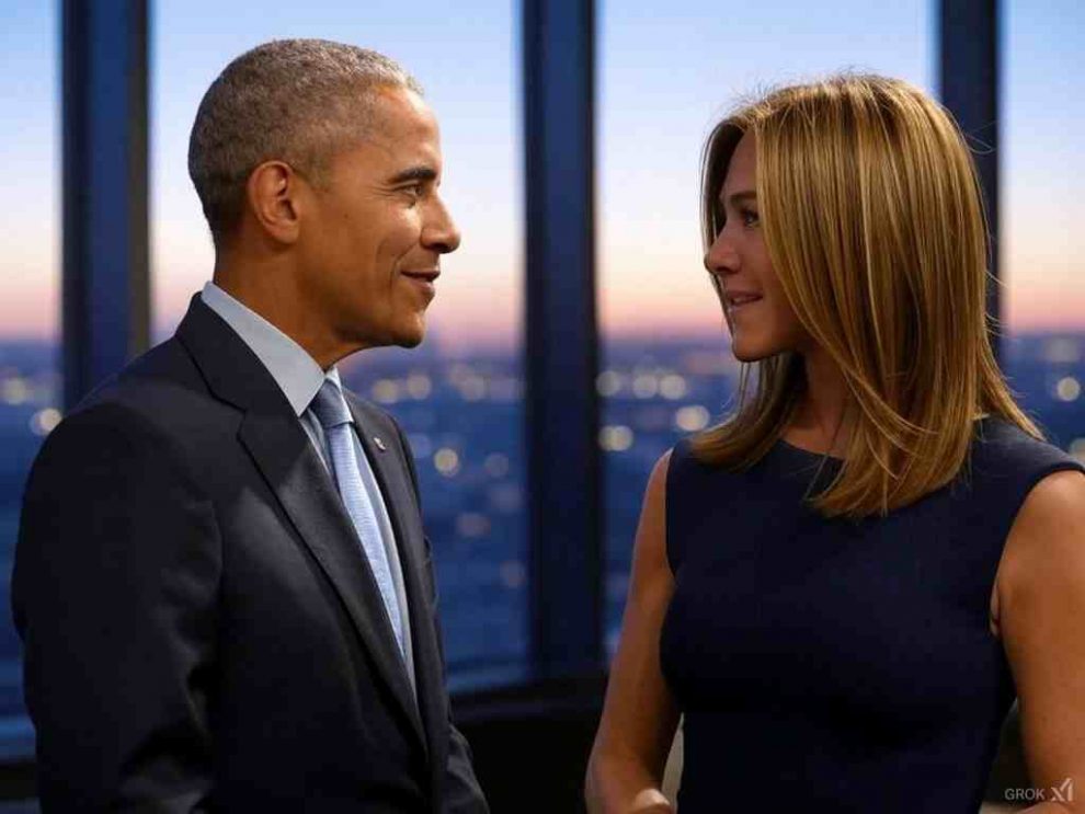 ai. Obama y Jennifer Anniston