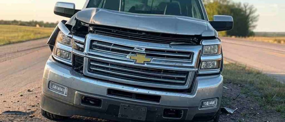 choque de una silverado