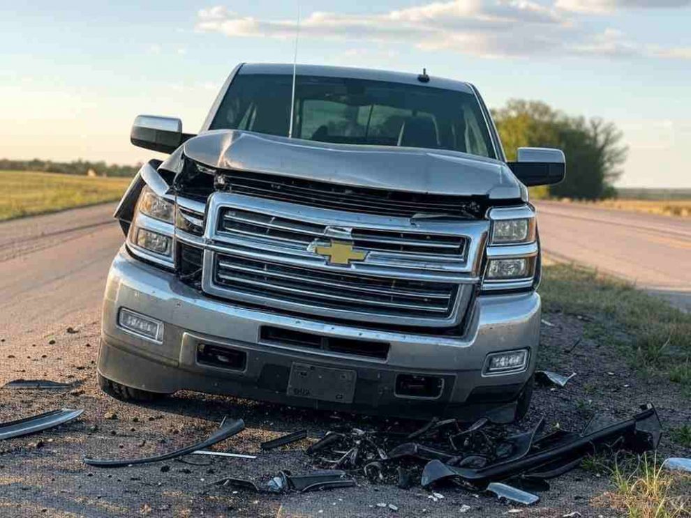 choque de una silverado