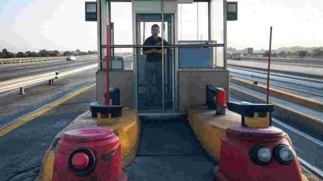 imagen de un peaje. AI