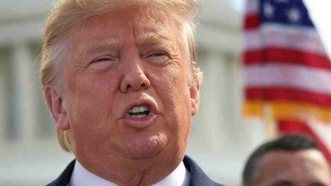 Illustration of Donald Trump's inauguration