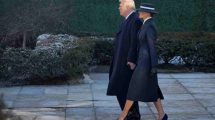 vestido melania trump