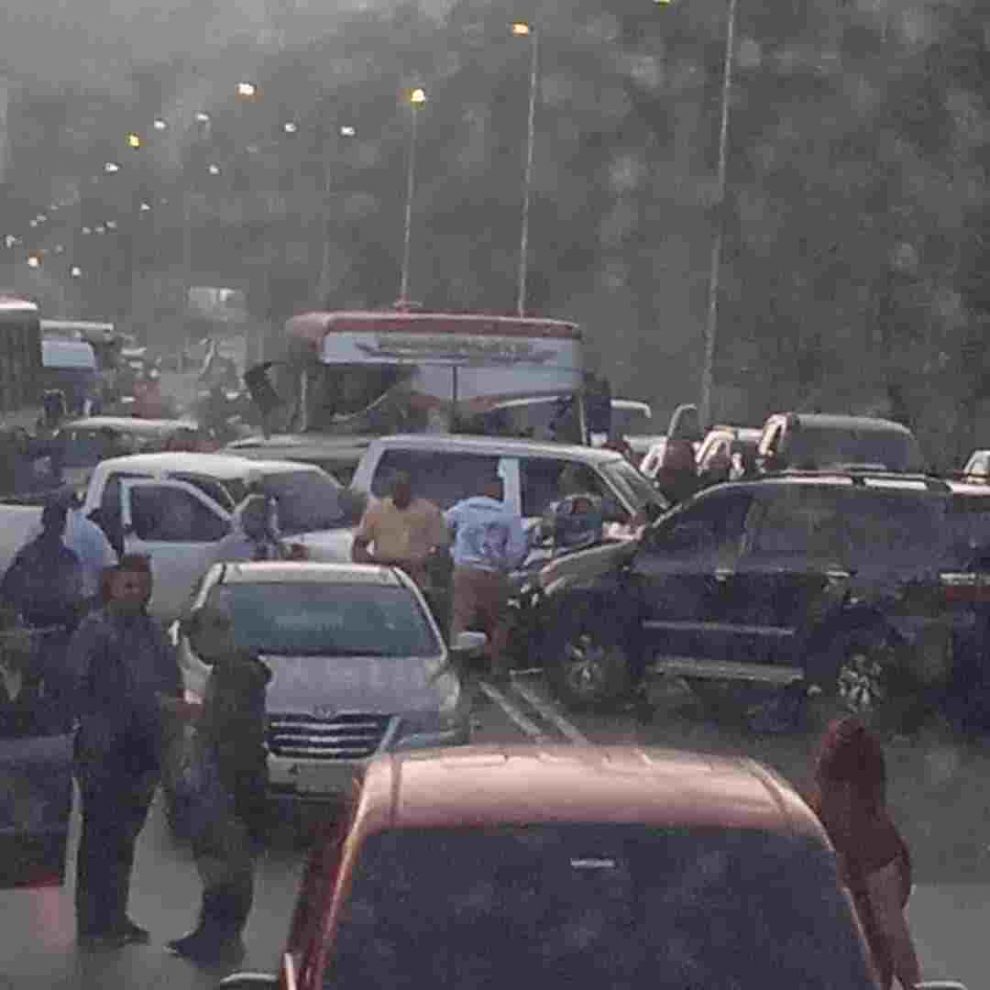 Imagen del Choque del 12 de febrero en Tazón Caracas