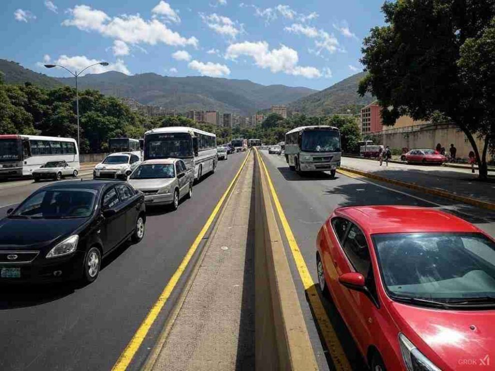 image del trafico en baruta caracas venezuela