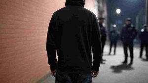 Detenido por la policía