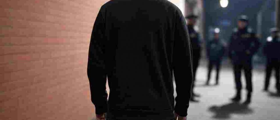 Detenido por la policía