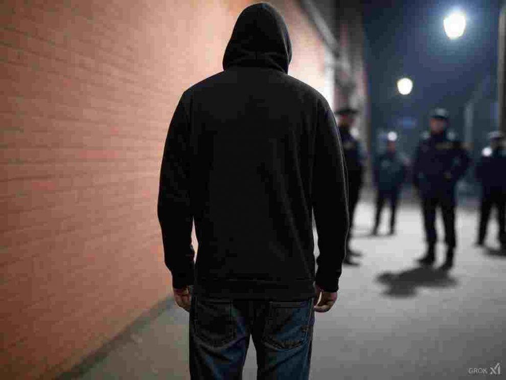 Detenido por la policía