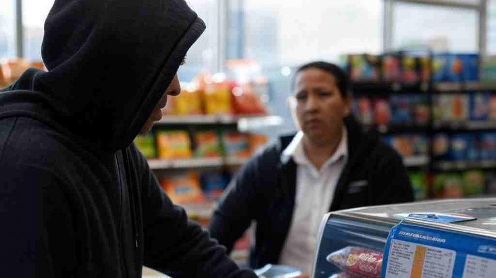 imagen de un hurto en una tienda