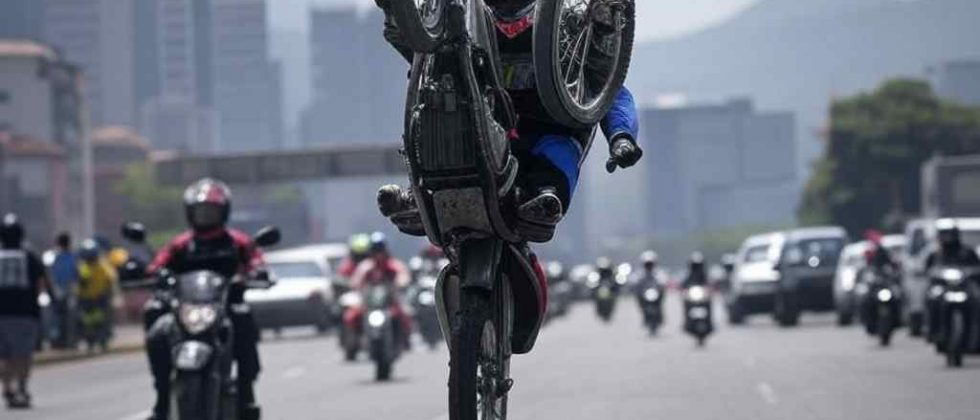 "motopiruetas" por Caracas