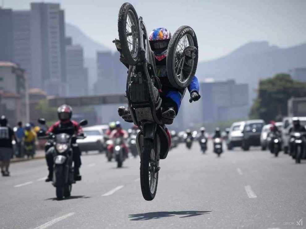 "motopiruetas" por Caracas