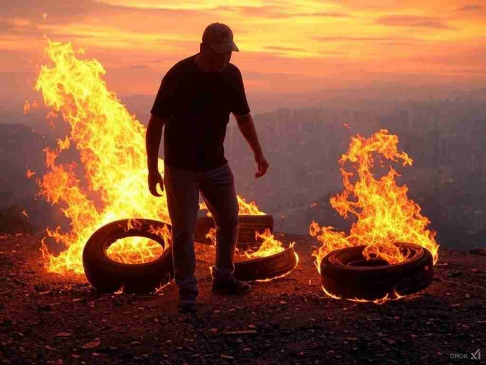 Hombre provocó incendio