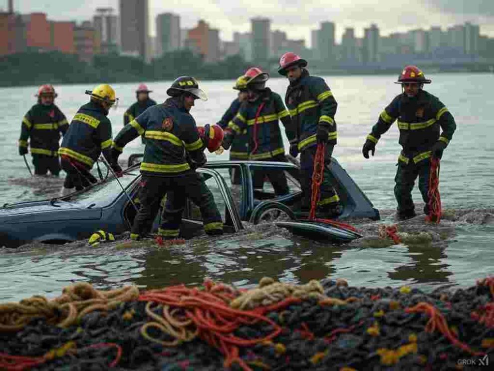 bomberos rescate el guaire. AI