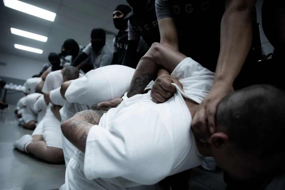 Imagen del Centro de Reclusión en El Salvador. AFP