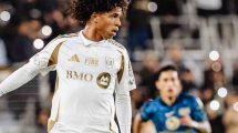 David Martínez. Imagen del venezolano jugador del LAFC