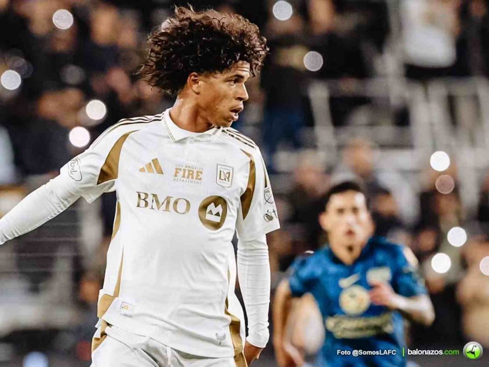 David Martínez. Imagen del venezolano jugador del LAFC