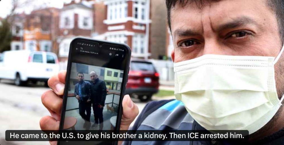 ICE suspendió la deportación de un venezolano que viajó a EE.UU. para donar un riñón a su hermano y salvarle la vida.