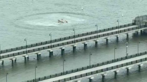 helicóptero estrellado en el río Hudson