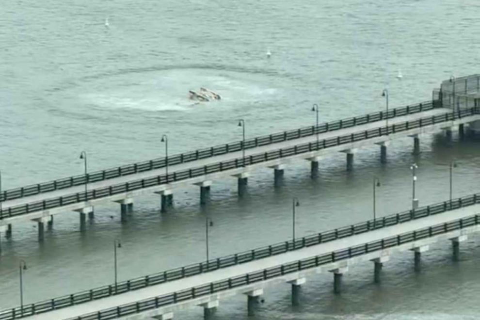 helicóptero estrellado en el río Hudson