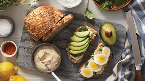 Sandwich con proteínas