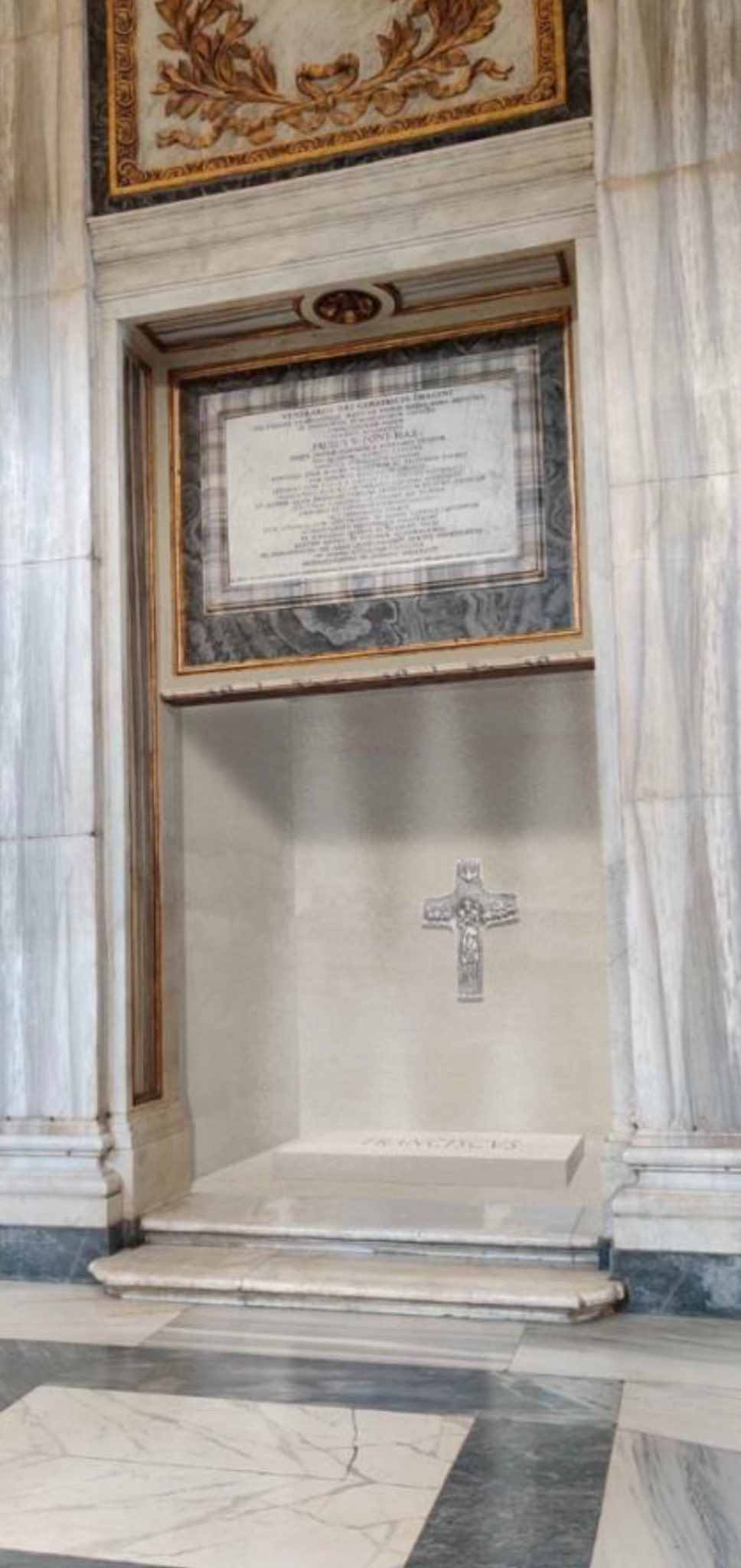 Así es la tumba del papa Francisco en Roma