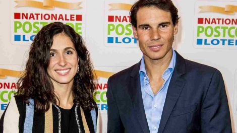 Rafael Nadal y esposa