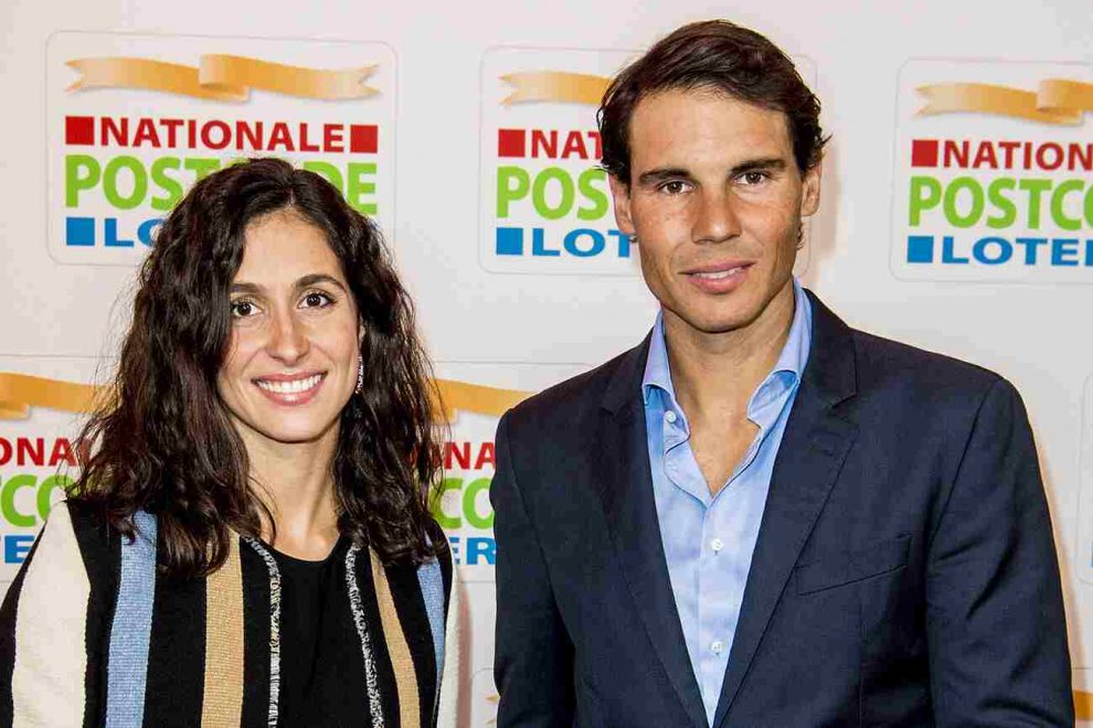 Rafael Nadal y esposa