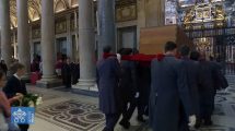 Francisco descansa en la iglesia Santa María la Mayor