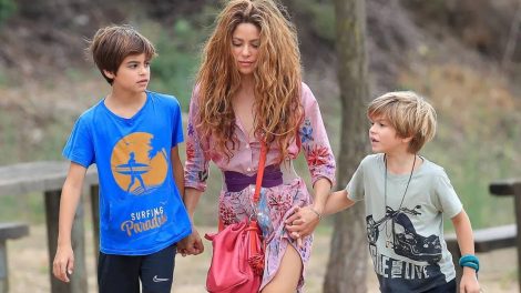 Shakira y sus hijos