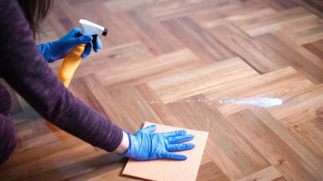 limpiar pisos de madera