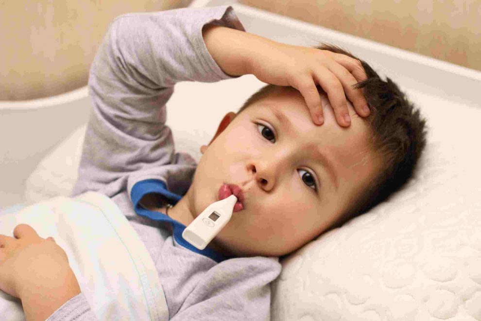 Niño resfriado