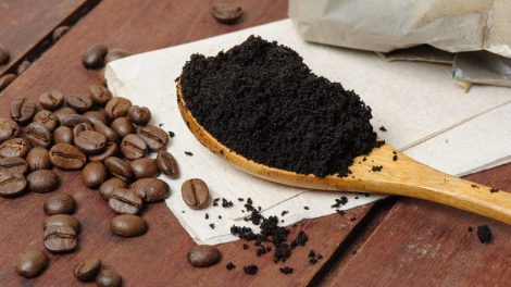restos de café