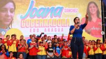 Joana Sánchez cerró campaña en Maracay
