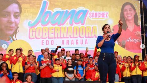 Joana Sánchez cerró campaña en Maracay