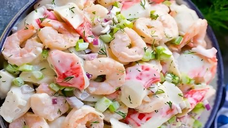 ensalada de camarones