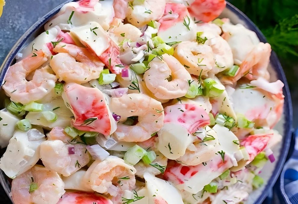 ensalada de camarones
