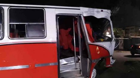 accidente de transporte público en Aragua