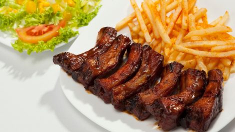 costillas bbq