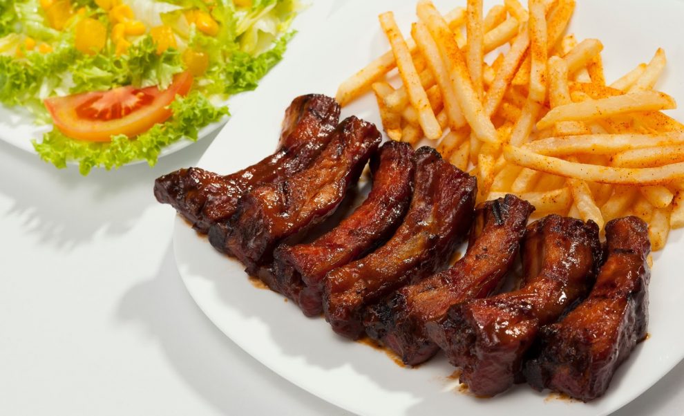 costillas bbq