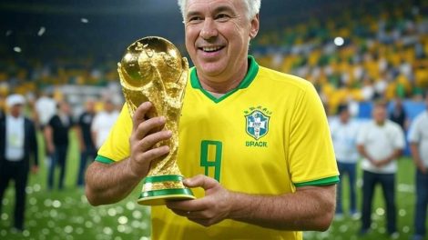 Carlo Ancelotti técnico de Brasil