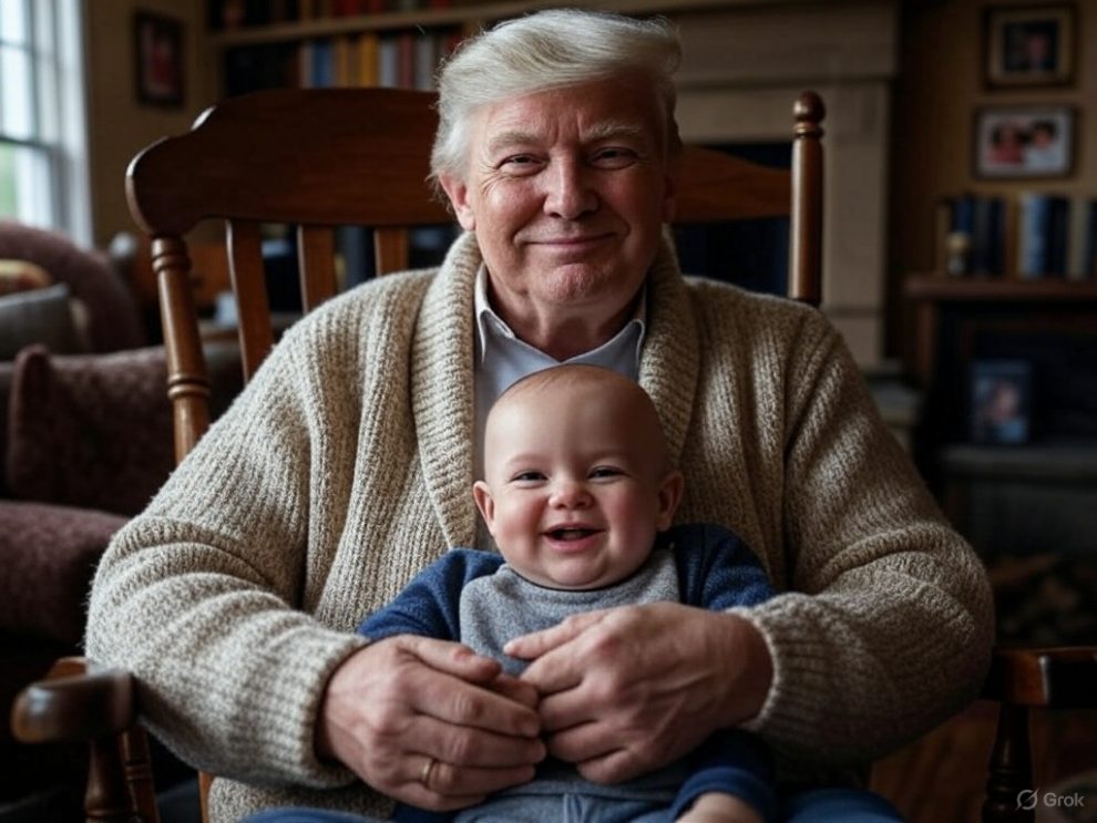 Nació el onceavo nieto de Trump