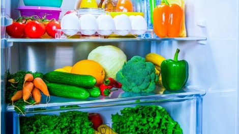 vegetales en la nevera
