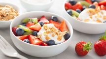 yogur con frutas