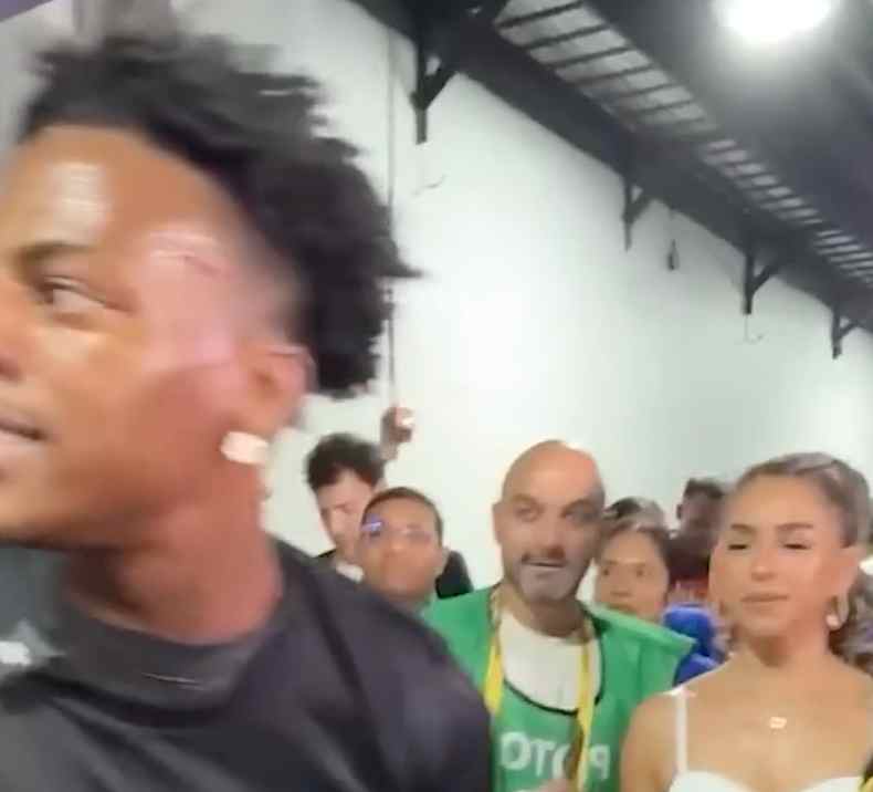 Reacción de Speed al ver a Messi