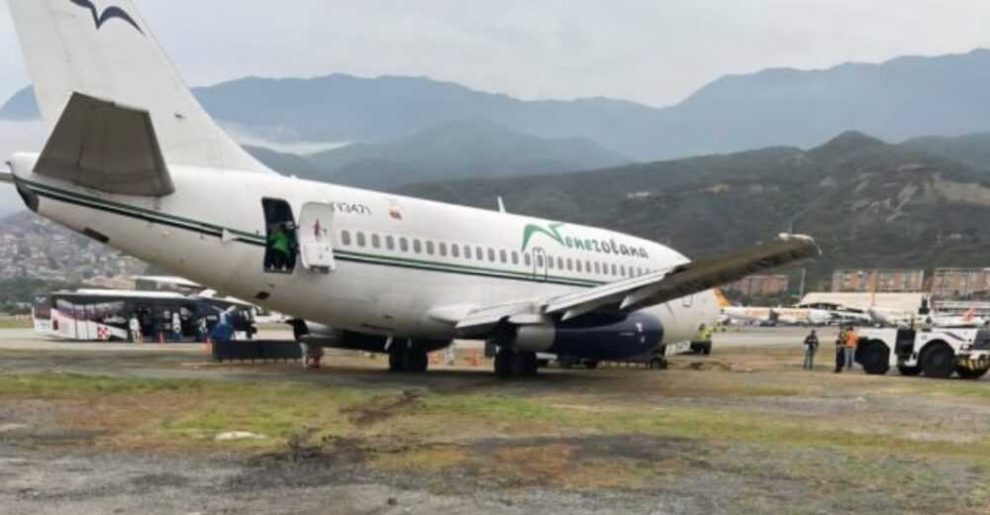 Emergencia aérea de Venezolana de Aviación