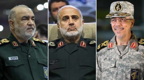 altos mandos iraníes muertos